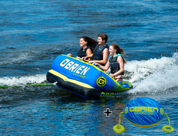 O'Brien Baller 3 – Pływadło-Kanapa do Holowania dla 3 Osób +lina shockball