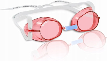 Okulary pływackie dla dorosłych MALMSTEN szwedki RED