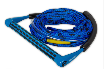 O'Brien 4-Section Poly-E Wakeboard Rope & Handle Combo – lina i uchwyt do wakeboardingu (niebieski)