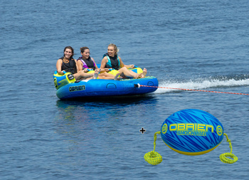 O'Brien Barca 3 – Pływadło - Kanapa do holowania dla 3 osób  + lina shockball