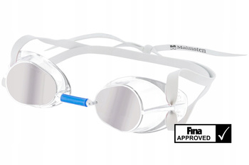 Okulary pływackie MALMSTEN szwedki Jewel Diamond PRZEŹROCZYSTE bezbarwne