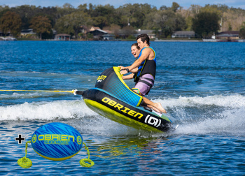 O'Brien Barca 2 – Pływadło - Kanapa do Holowania dla 2 Osób + lina shockball