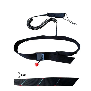 Spinera Waist Leash – pas biodrowy z linką bezpieczeństwa 7 mm do desek SUP i kajaków