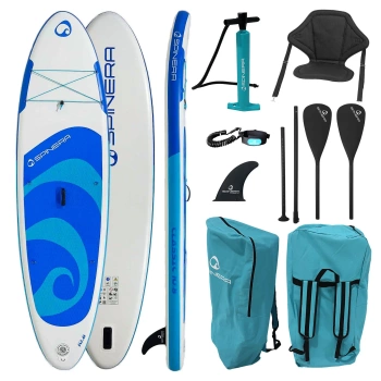SpSpinera SUP Classic 10.8 Pack 3 – 325 × 84 × 15 cm – zestaw z siedziskiem kajakowym