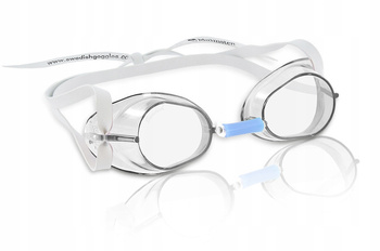 Okularki pływackie MALMSTEN Swedish Standard PRZEŹROCZYSTE szwedki
