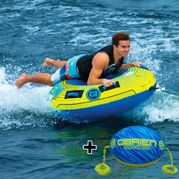 O'Brien LeTube Deluxe - koło do holowania, pływadło + lina shockball