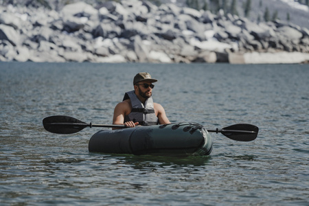 Packraft Aquaglide Backwoods Expedition 85