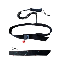 Spinera Waist Leash – pas biodrowy z linką bezpieczeństwa 7 mm do desek SUP i kajaków